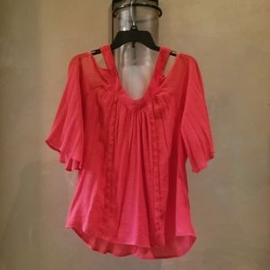 No Boundaries Cold Shoulder Top